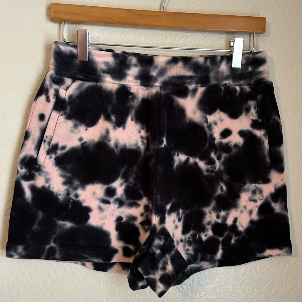 525 America NWT High Rise Tie Dye Shorts Quartz Multi Pink Black Women’s Medium